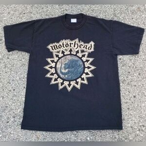 Vtg 2000 Motorhead England All Sport Events Band T-Shirt XL Black Metal Rock Tee
